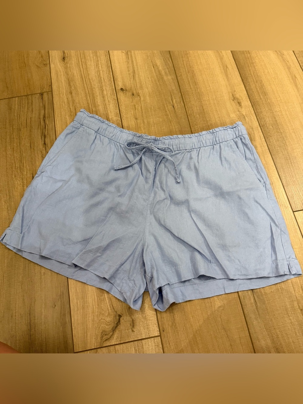 Light Blue Drawstring Women’s Shorts by gap